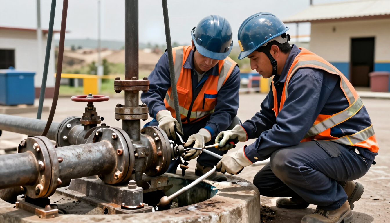Mantenimiento de bomba y equipamiento de pozo