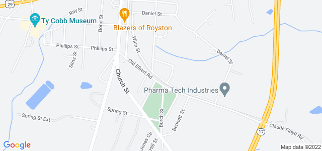 Map of business location