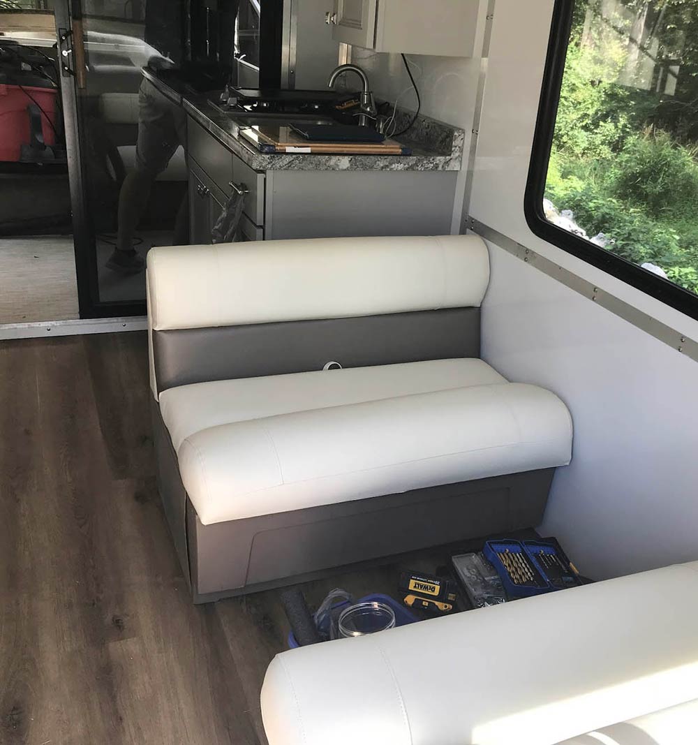 Seat upholstery