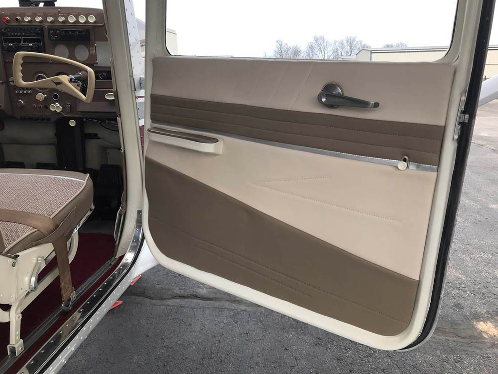 Plane upholstery