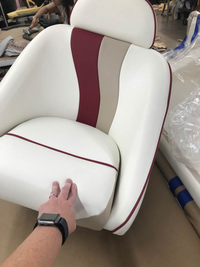 Seat upholstery
