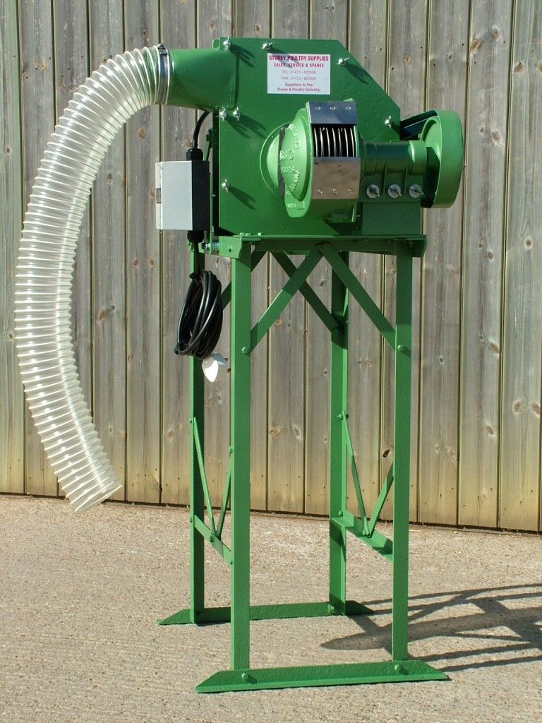 Refurbished used Comb Dry Plucking Machine by Storey Poultry Supplies
