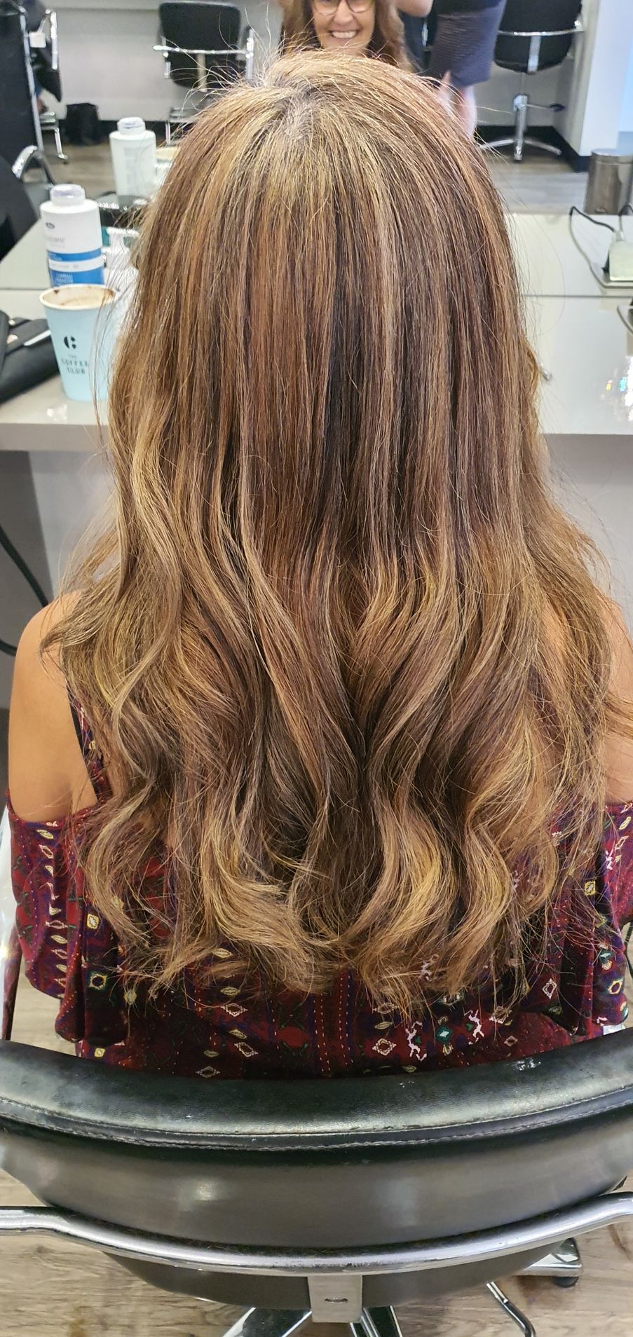 happy with the perm