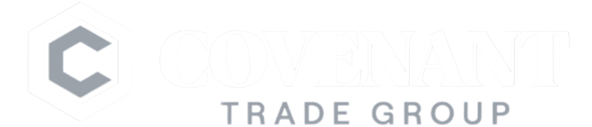 Gray “C” logo with the words “TRADE GROUP” beneath it on a white background