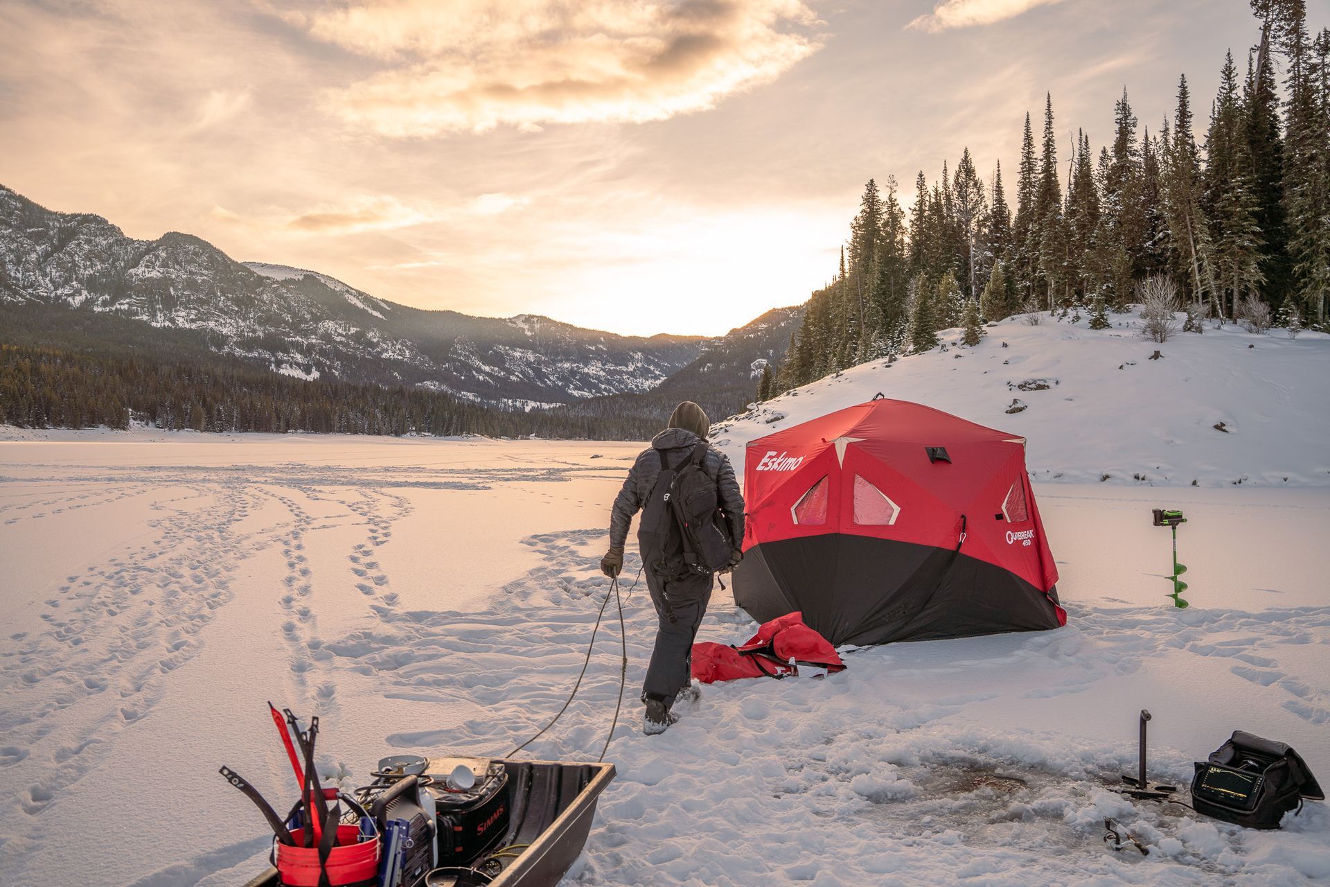 Ice Fishing Montana