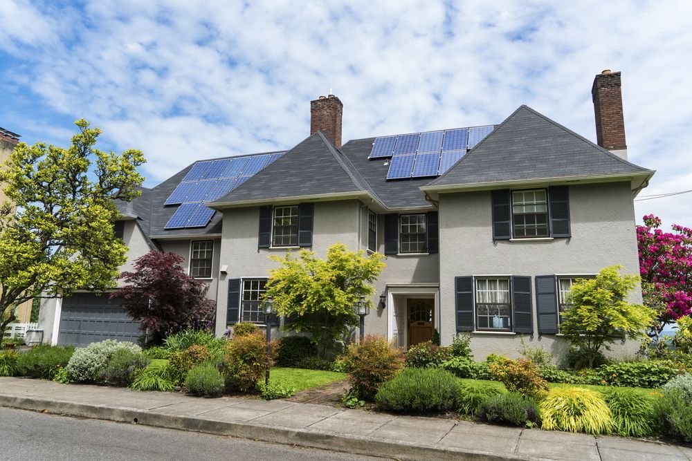 Large Two-story White House With Grey Roof — Goulburn Solar In Cooma, NSW