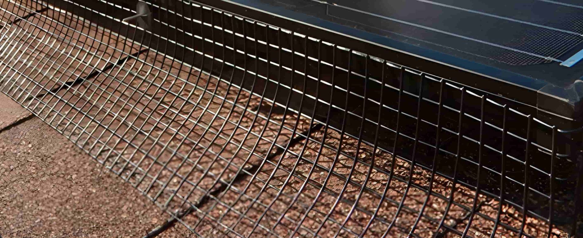 A Close Up Image Of A Metal Mesh On A Roof Used For Bird Proofing — Goulburn Solar In Picton, NSW