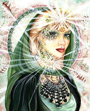 Norse Pagan Priestess Valka by Kristen Myers