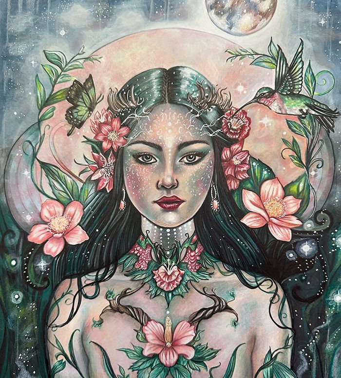 The Keeper of the Enchanted Garden: Spirit of the Hummingbird and Butterfly  by Kristen Myers