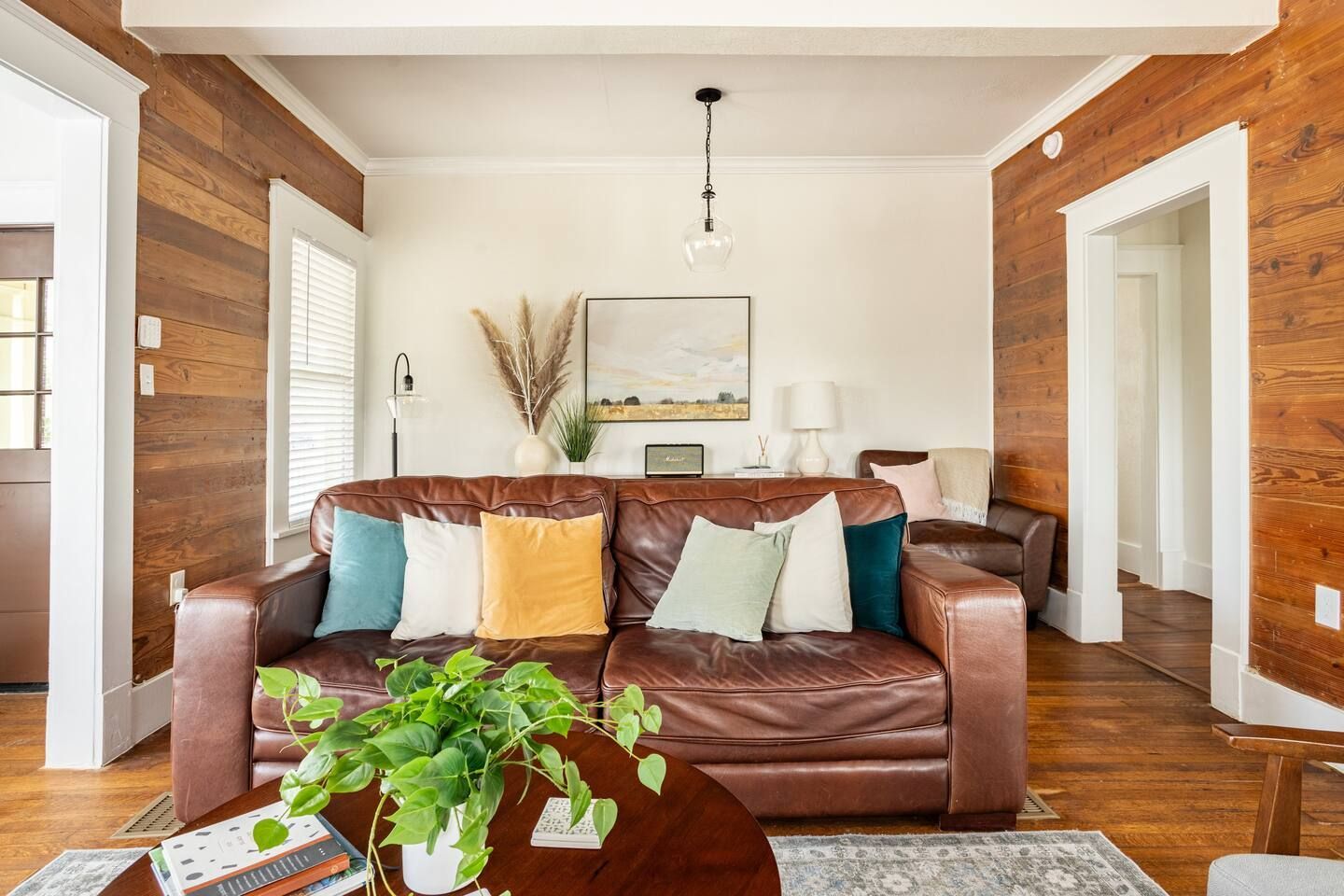 Comfortable living room in a Morada Group home