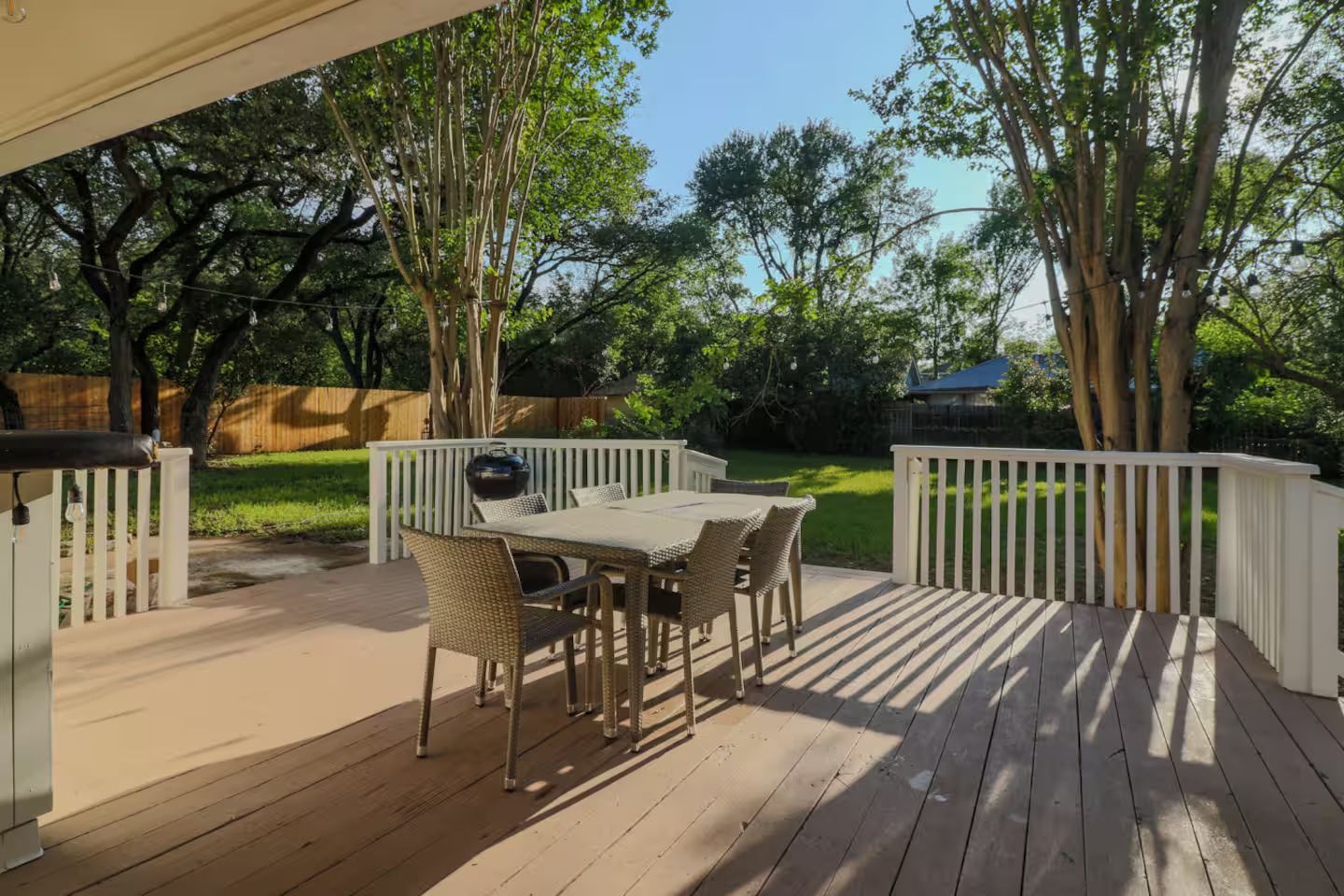 Outdoor firepit at a Morada Group home