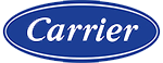 A blue and white carrier logo on a white background.