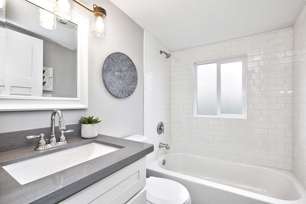 Modern bathroom interior