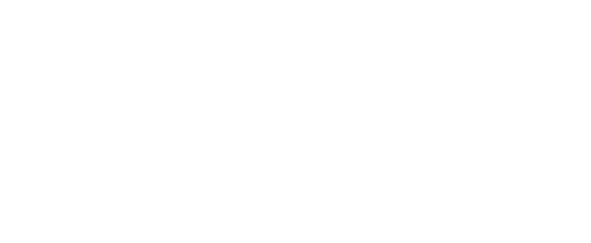 Born and Raised logo - White