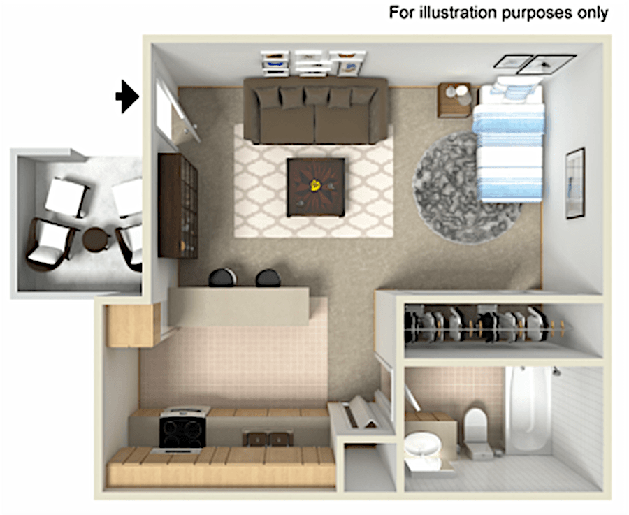 Studio Floor Plan