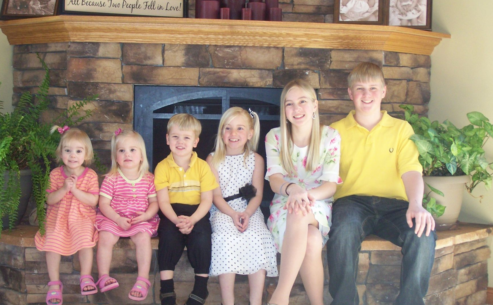 Kimberlee Grinna's seven children 