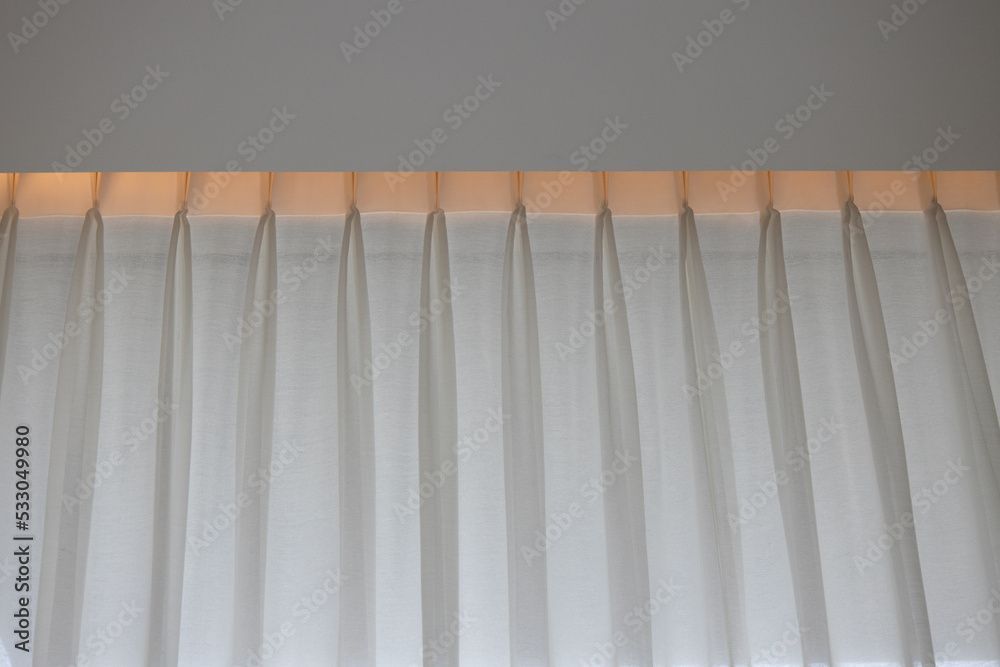 A pinch pleat curtain.