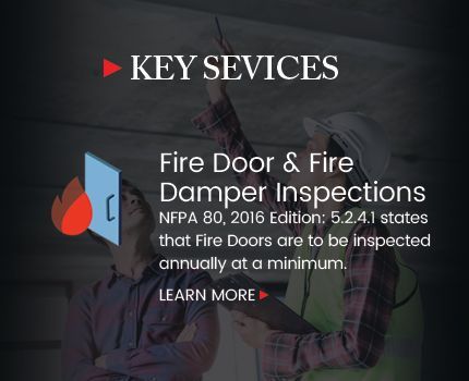 Key services fire door and fire damper inspections nfpa 80 , 2016 edition