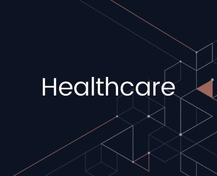 A black background with the word healthcare on it