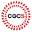 Logo with red concentric circular emblem and lowercase text “cccs” on a white background