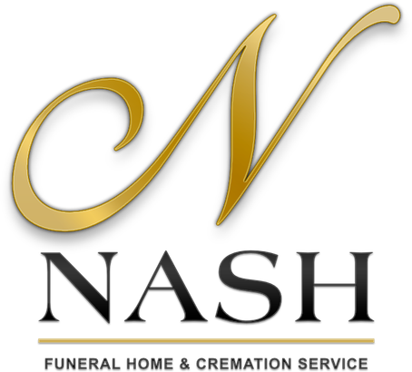 The logo for sample funeral home is shown on a white background.