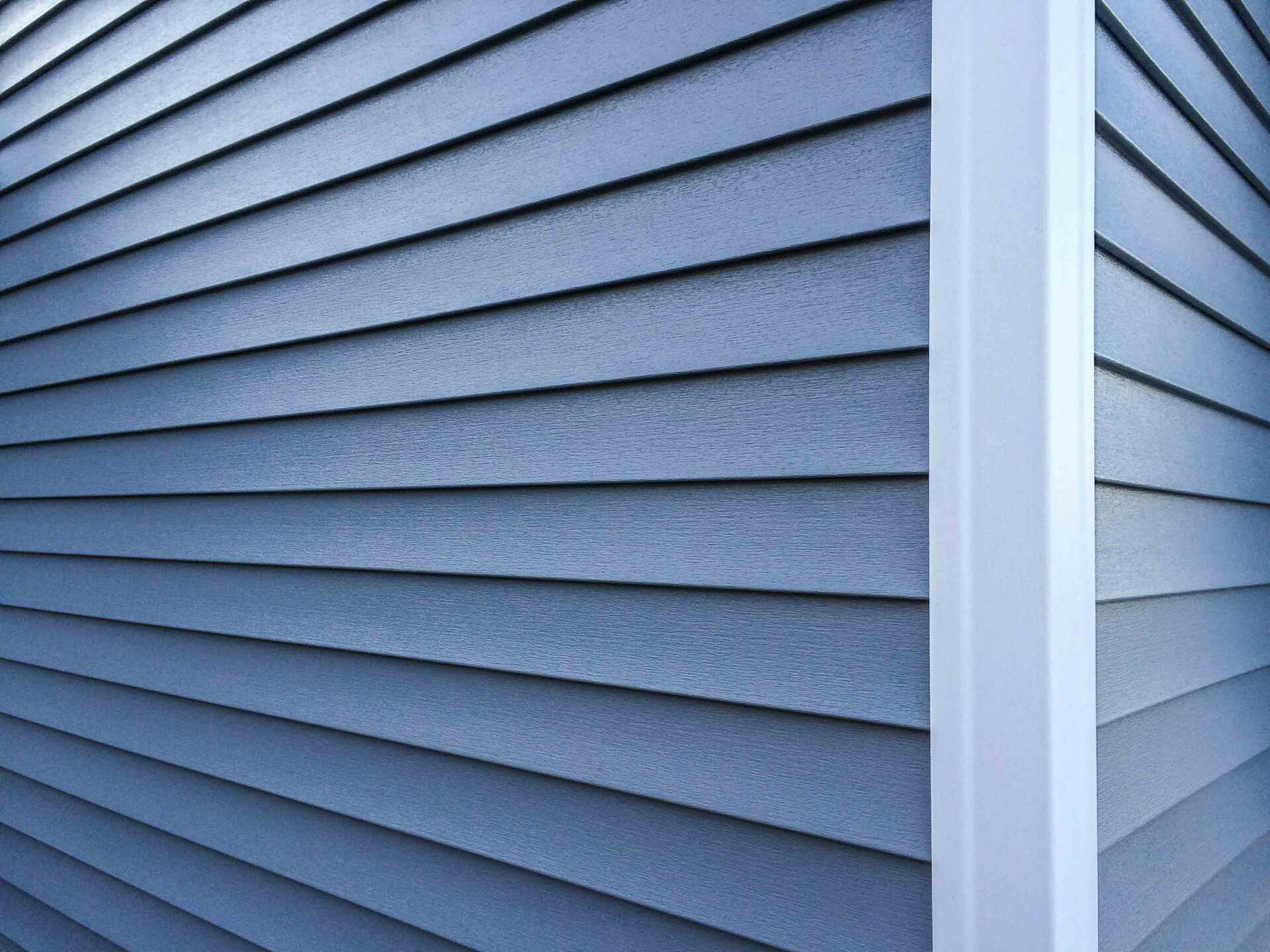 Blue Vinyl Siding — Winston-Salem, NC — G.L.C. Home Improvements