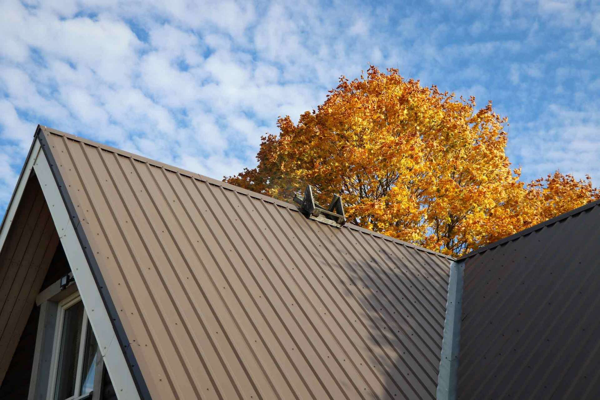Brown Metal Roof — Winston-Salem, NC — G.L.C. Home Improvements