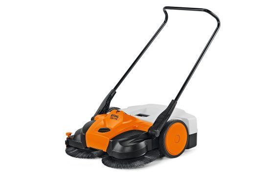 Orange and Black Stihl Lawn Sweeper — Stihl Shop Atherton In Atherton, QLD