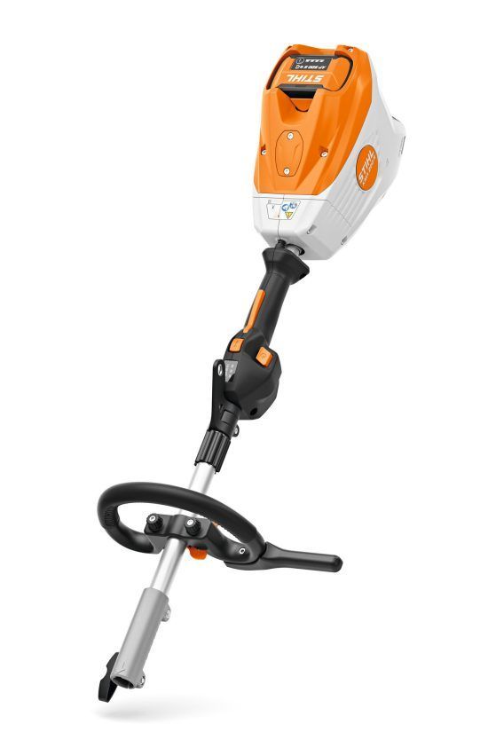 Orange and White Stihl Battery-powered Pole Pruner — Stihl Shop Atherton In Atherton, QLD