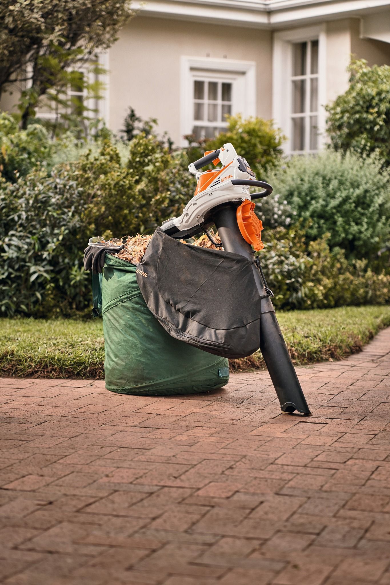 Red And Grey Leaf Blower With An Orange Nozzle — Stihl Shop Atherton In Atherton, QLD