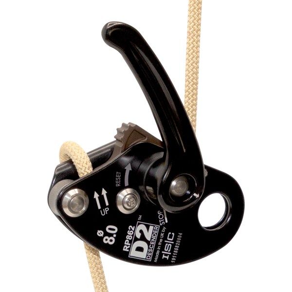 Black ISC D2 Rope Adjuster Device — Stihl Shop Atherton In Atherton, QLD