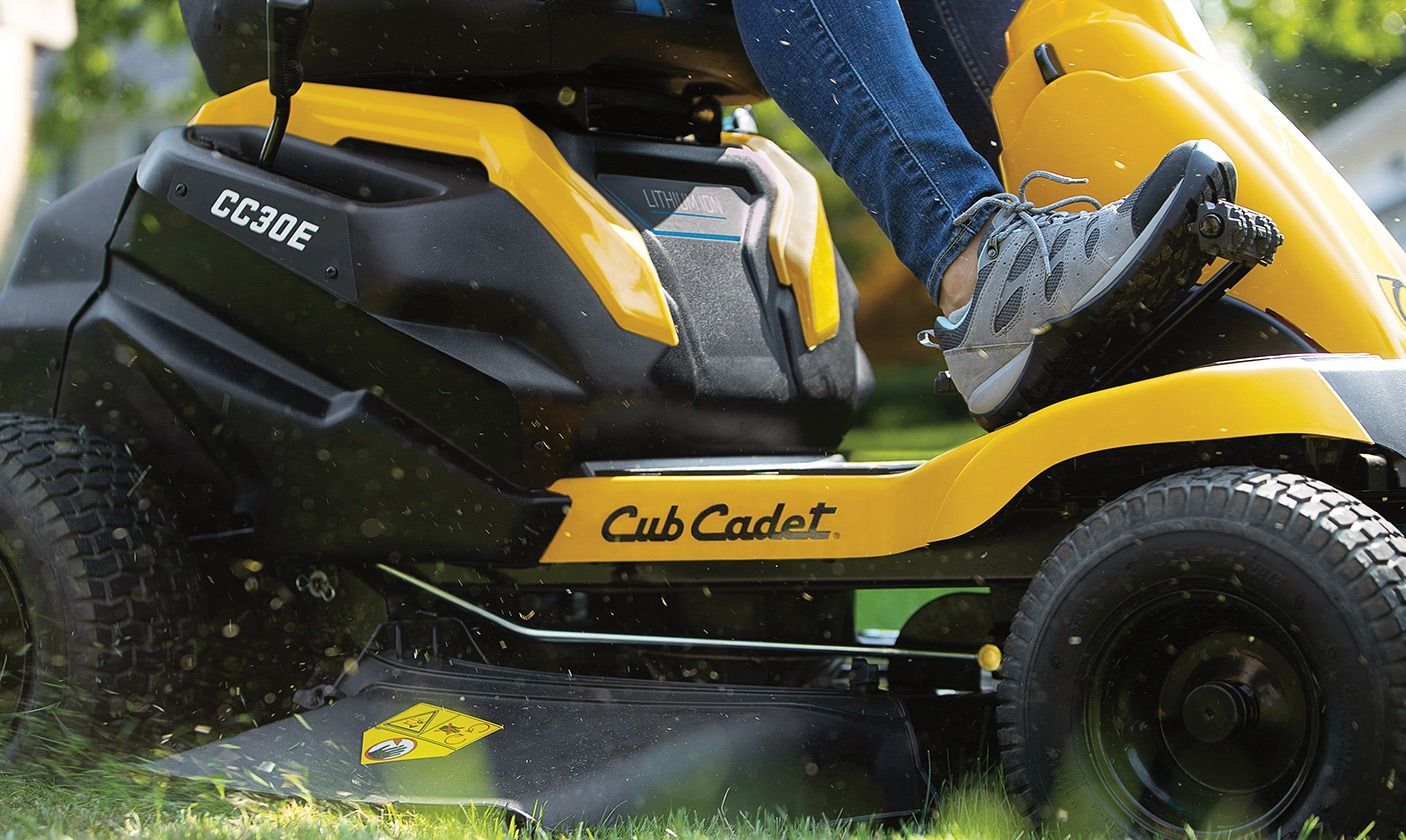 Cub Cadet Riding Lawn Mower Cutting Grass — Stihl Shop Atherton In Atherton, QLD