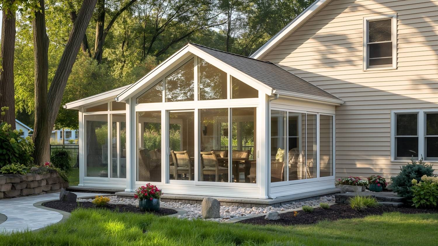 Custom sunroom, Central Ohio