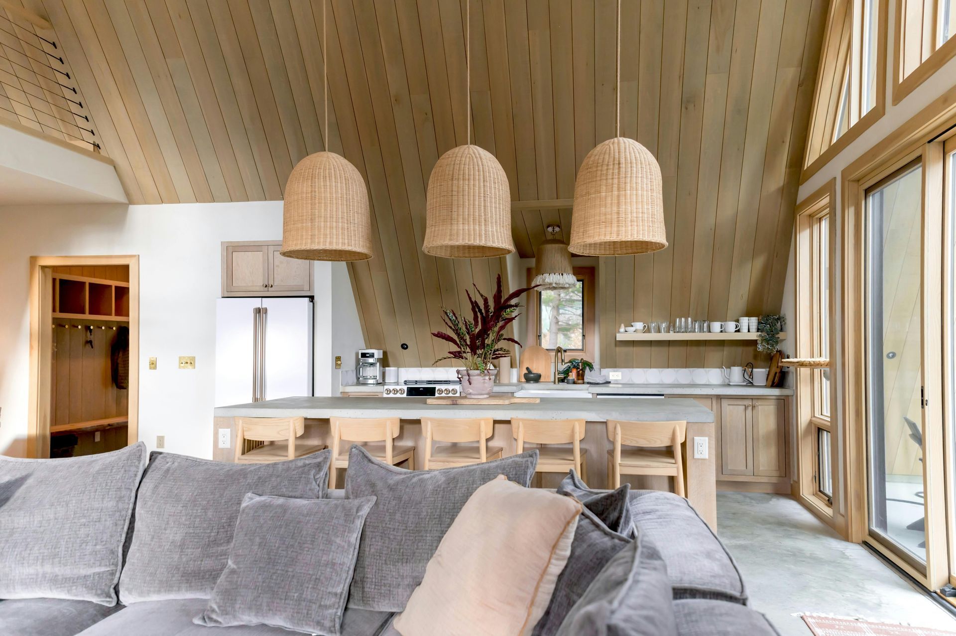 wicker pendant lights kitchen in Etna OH