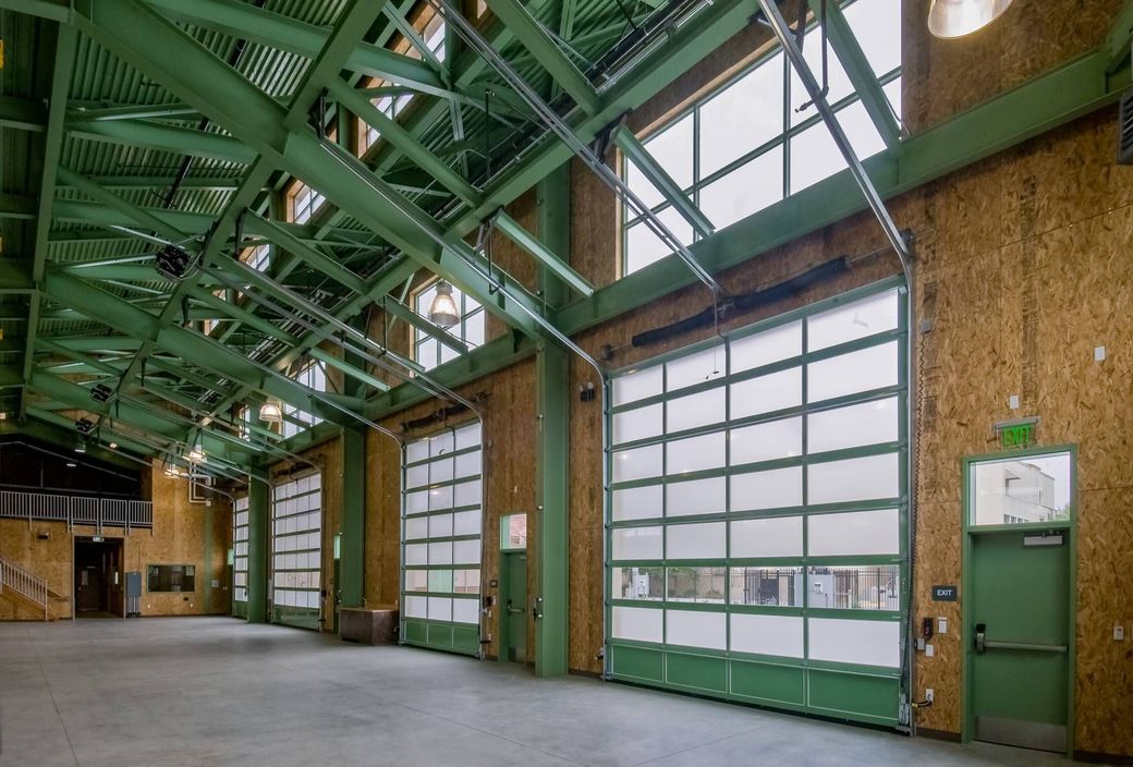 A commercial garage door installation in Nashville, NC by Chappell's Overhead Door