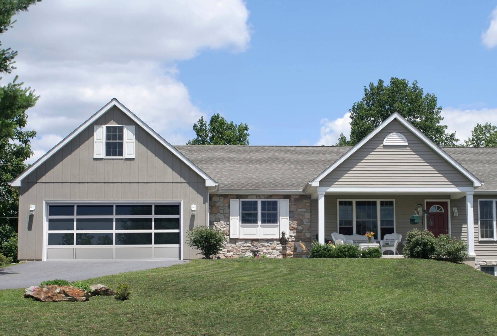 New residential garage door installation by Chappell’s Overhead Door in Wilson, North Carolina