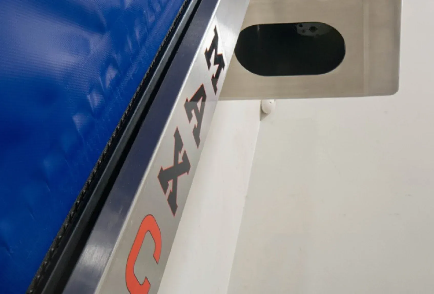 A high speed freezer door installation in Nashville, NC by Chappell's Overhead Door
