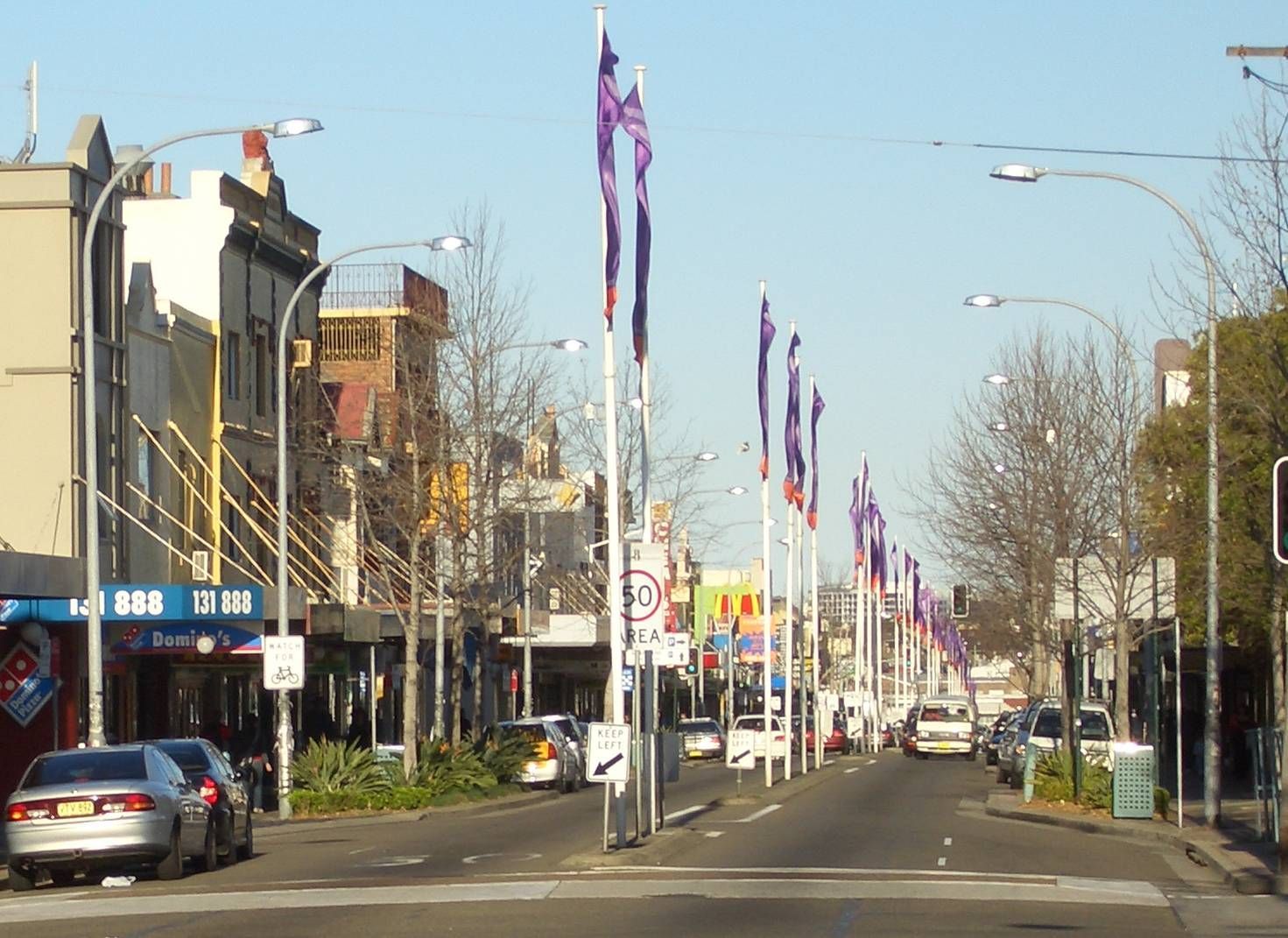 Intersection of King Street and Enmore Road in Newtown, highlighting the Inner West community served by Tutorio Tutoring senior Biology and Chemistry HSC tutoring.