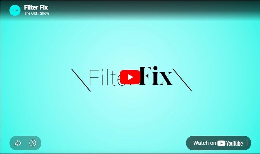 YouTube video player with a light blue background displaying the title 