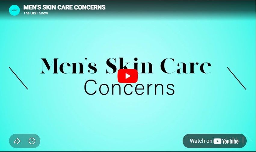 A YouTube video thumbnail on a light blue background titled 