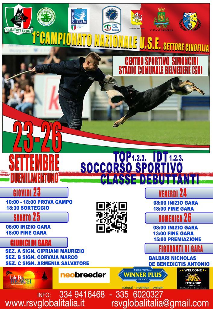 primo campionato nazionale Cinofilia USE primo campionato nazionale Cinofilia USE
