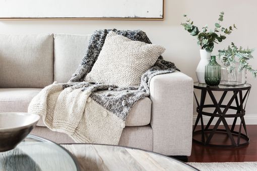 Stock photo of a couch