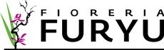 Logo di Floreria FURYU con un ramo fiorito sopra il marchio denominativo