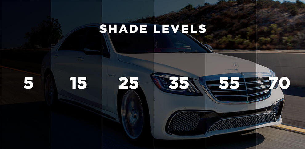 Tinting Shade Levels — Upland, CA — So Cal Tint Tinting Shade Levels — Upland, CA — So Cal Tint