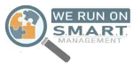 We Run on S.M.A.R.T Management – Implemented in partnership with IA Business Advisors, this business operating system aligns our vision, strategy, and execution through the S.M.A.R.T. framework: Specific, Measurable, Achievable, Relevant, and Timely. This structured approach ensures operational efficiency, accountability, and continuous improvement across our organization. Logo of We Run on S.M.A.R.T. Management.
