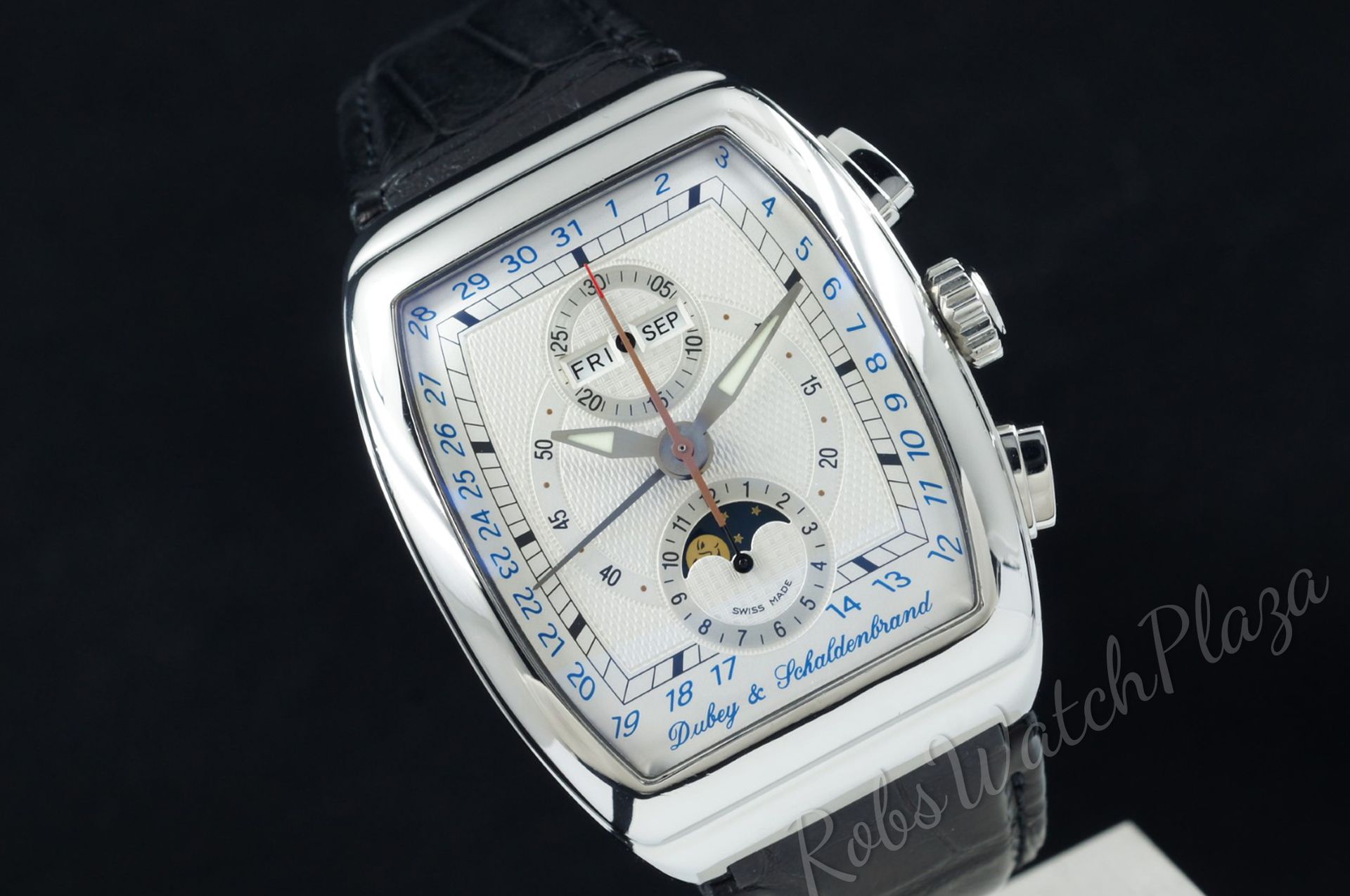 Foto horloge vooraanzicht van een Dubey & Schaldenbrand Gran Chrono Astro Classic Moondate
