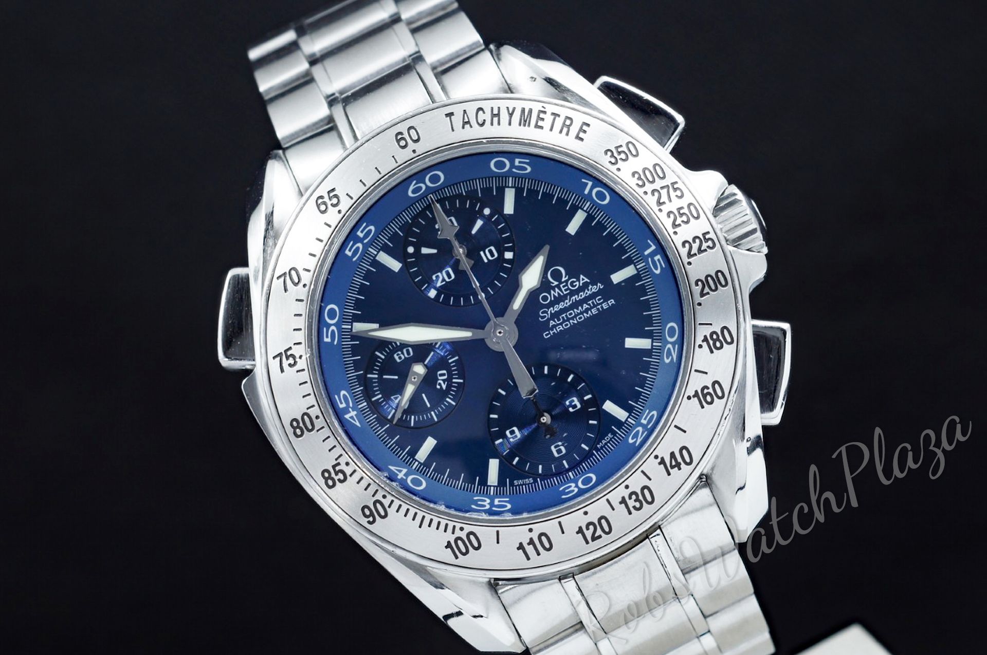 Foto horloge vooraanzicht van een Omega Speedmaster Split-Seconds Automatic Chronometer 3540.80.00 / 35408000