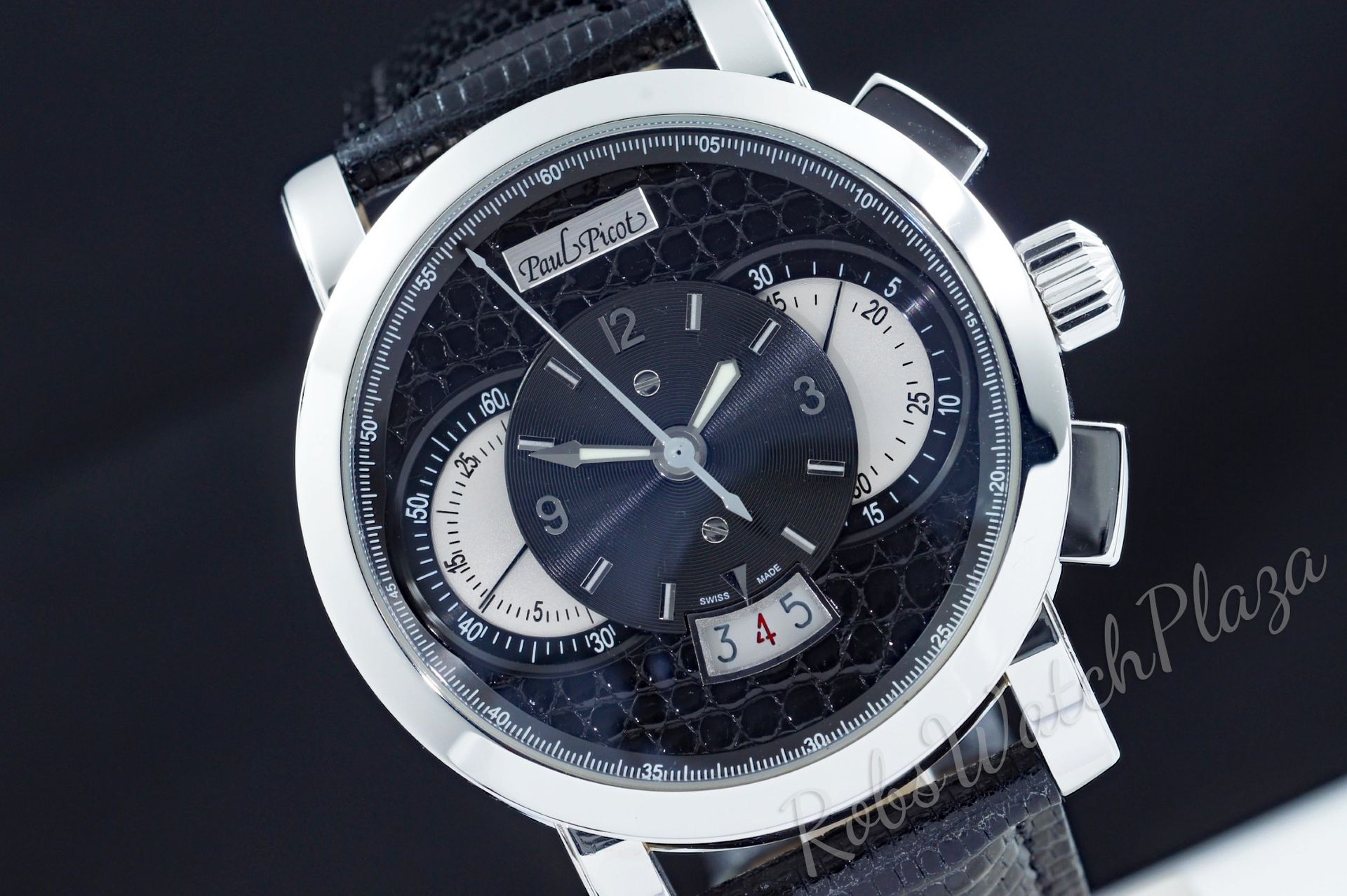 Foto horloge vooraanzicht van een Paul Picot Technograph Special design 0334.S
