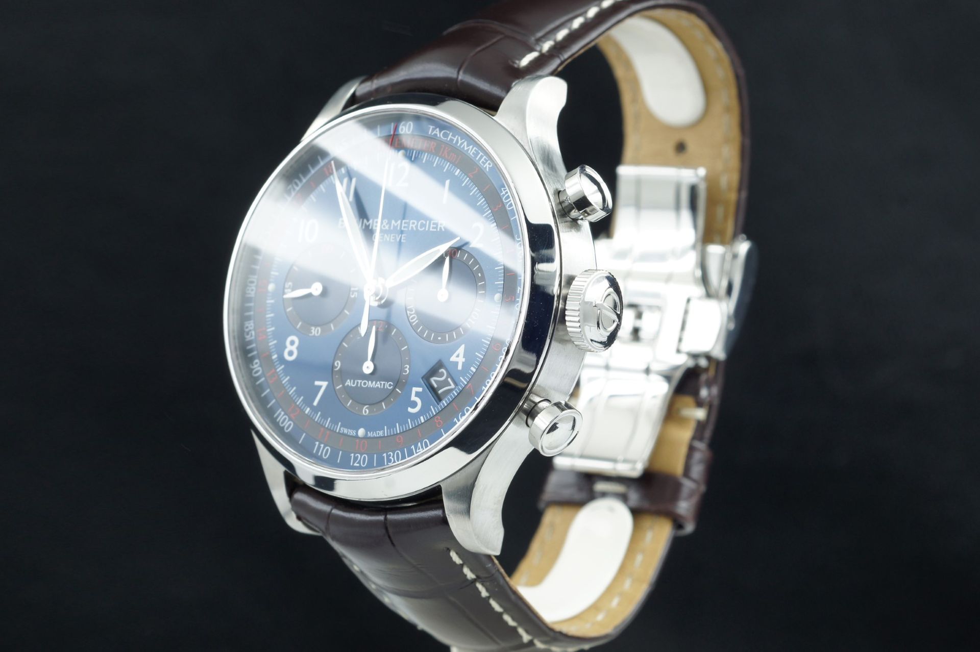 Baume & Mercier Capeland Chronograph blue dial MOA10065 / 65716