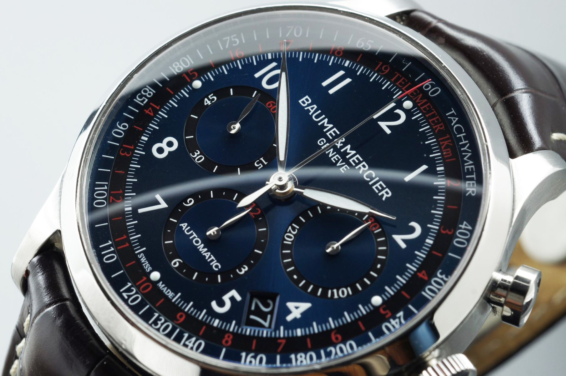 Baume & Mercier Capeland Chronograph blue dial MOA10065 / 65716